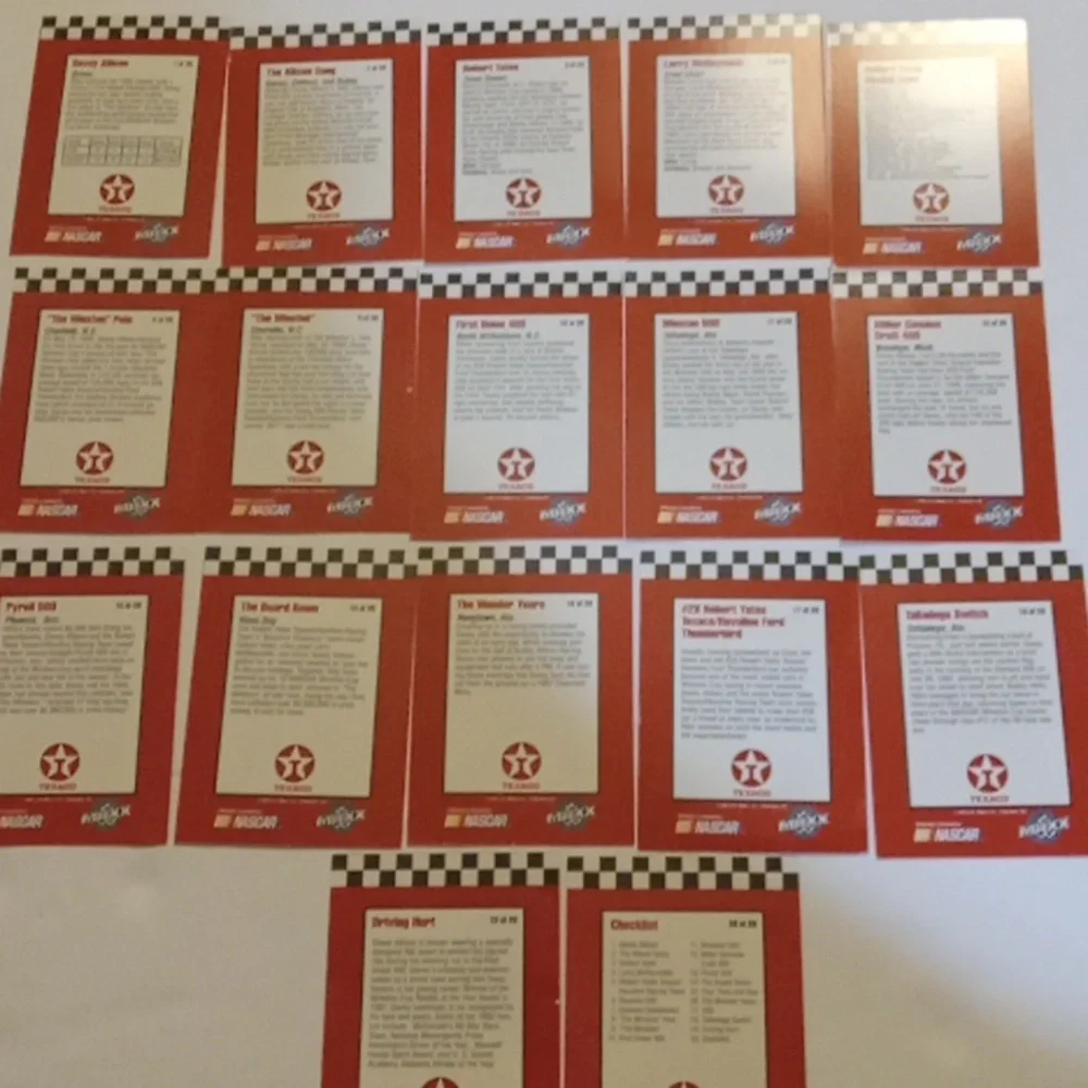 Davey Allison Nascar Driver Collectible Trading Cards Set 21